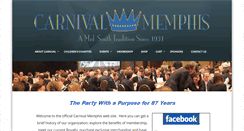 Desktop Screenshot of carnivalmemphis.org