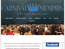 Tablet Screenshot of carnivalmemphis.org